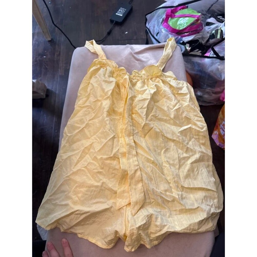 Intimately free people soft butter yellow romper